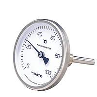 skSATO BM-T-75S Bimetal Thermometer (0~100°C; 150mm)