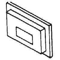 Honeywell AML52-C10C Lens SQ CLEAR BUTTON W/LED FOR PUSHBUTTON