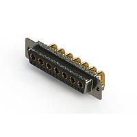 EDAC 630-24W7640-2TA Mixed Contact D-Sub Connectors Right-angle Power Combo D-Sub Connector
