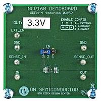 onsemi NCP160MXTBGEVB LDO Voltage Regulator NCP160 EVAL BOARD
