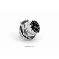 Amphenol SINE Systems RT07164PNH03 Connectors Receptacle, Jam Nut, 4 Position, Male, Shell Size 16, with Silicone Seal