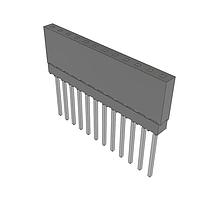 Samtec ESQ-112-14-L-S Sockets Elevated Socket Strip, 0.100" Pitch