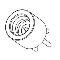 Amphenol RF SMP-FS-SBPCT PCB Connectors RF Connector SMP Str Through Hole 50 Ohm