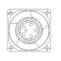Delta Electronics, Inc. GFC0648SS-00E49 DC Fans Fan, 60x60x56mm, 48VDC, 76.97CFM, 52.8W, 82dBA, , Ball, Tach/PWM