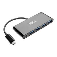Tripp Lite U460-004-4AB-C USB Type-C to PD Charging, USB 3.1 4PT TYPEC/USBA HUB W PD CHRGIN