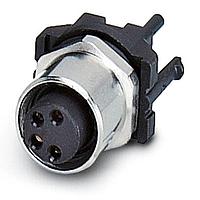 PHOENIX CONTACT 1524789 Straight Sensor/ACTR,4-pos. flush-type socket