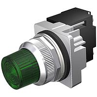 SIEMENS 52PL5K3XY Pilot Light PILOT LIGHT,XFR 600V,LED CL,GREEN,GLASS