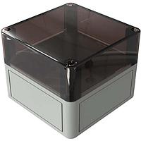 Rose 601111220 Enclosures, Boxes, & Cases ENCLOSURE, ECO COMP, CLEAR LID, 110 X 110 X 90MM, THERMOPLASTIC
