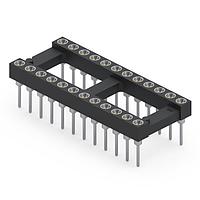 Mill-Max 111-43-424-41-001000 IC & Component Sockets 24P DIP SKT 200uSn