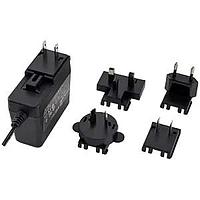 CUI Inc SMI36-9-E-P6 Wall Mount AC Adapters ac-dc, 9 Vdc, 3.34 A, SW, multi-blade, EU blade, P6 center pos plug, level VI