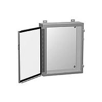 Hammond Manufacturing 1418C6 Single Door N12 Wallmount Encl w/panel - 20 x 16 x 6 - Steel/Gray