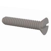 Essentra Components 020632A075 Slotted Countersunk 82 Slotted CSK Screw, #6-32 Thread, 3/4 Lg