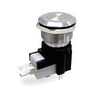 Alcoswitch - TE Connectivity AVH25MSSFE16241604 Anti-Vandal Switches AVH25 FLT SS MT R+P GRN 24V16A