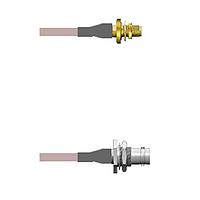 Amphenol Custom Cable Q-2U0010001048i RF Cable Assemblies SMA-SJB/BNC-SJB G178 48I