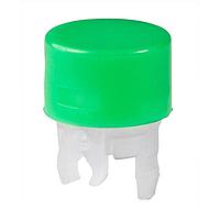 NKK Switches AT4036F Button ROUND GREEN CAP FOR HB NONILLUMINATED