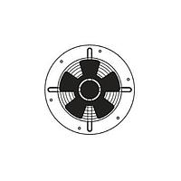 ebm-papst W4D350-CR06-31 Axial Fan Axial Fan, 350mm, 230VAC/400VAC, 3340/3815 m3/h, 135/185W, 120Pa/145Pa, IP44