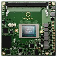 congatec conga-TCR8/8640U congatec COM Express Type 6 Compact module based on AMD Ryzen Embedded 8640U with 6 cores  3.2GHz up to 4.9GHz (boost)  Integrated XDNA NPU  Integrated RDNA 3 Graphics  22MB cache  Dual channel SODIMM DDR5 5600 MT/s memory interface  Commercial temperature ra
