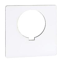Square D 9001KN100WP Legend 30MM LEGEND PLATE BLANK (WHITE)