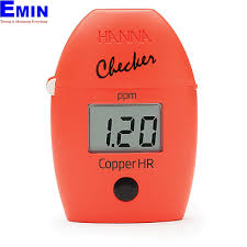 Calibration service for a copper measurement instrument in a technical laboratory setting