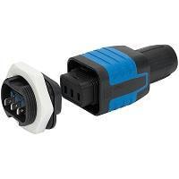 Schurter 4312.0005 Adapters APPL COUPLER 10A QC 6.3 BLACK