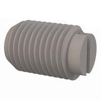 Essentra Components 0137516S050 Set Screw Set Screw, Slotted Head, 3/8-16 Thread, 1/2 Lg