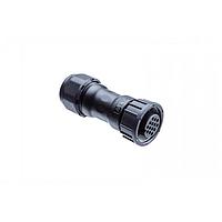 Amphenol LTW ACB-06BFFC-LL7SP0 Standard Circular Connector Ceres, Middle Size, Plastic, 10A, 06 pins, Female Connector, Female Contact, Straight, 2 Points Lock, Crimp, Field Installable, F6.0 - F8.0mm, IP67