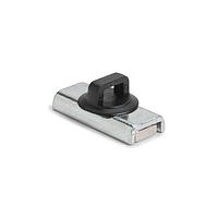 HellermannTyton 151-03649 Magnetic Cable Tie Mount Magnetic Pipe Mount, 1.02", Neodymium Magnet/POM/ST, 15lb Pull Force, 10/bag