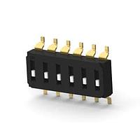 P&B 2-2319848-7 DIP Switches END STACK DIP 6P G RECESS SEAL TUBE