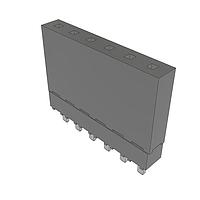 Samtec ESW-106-12-L-S Stackthrough .100" Elevated Socket Strip