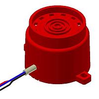 PUI Audio AW-10FR-NSVC Siren SIREN, 12VDC, RED, 118 dBA, IP65