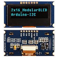 Newhaven Display NHD-0216AW-IB3 OLED Displays OLED 2 X 16 CHAR I2C Thru Hole