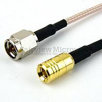 Fairview FMC0216315LF SMA Male to SMB Plug Cable RG-316 Coax and RoHS