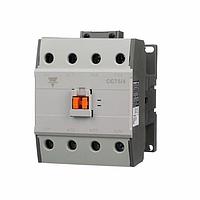 Carlo Gavazzi CC75/4SA120 Midi 4 Pole Contactor Four-pole IEC style 75Amps rated (AC3 at 440VAC) contactor with screw terminals, 120 VAC 50/60Hz coil and no auxiliary contacts.