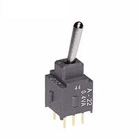 NKK Switches A28AP Toggle Switches DPDT .394 STRAIGHT