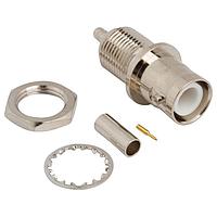 Amphenol RF 112587RP Connectors BNC BLKHD JACK FRONT MOUNT 316U REV POL