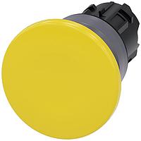 SIEMENS A6X30137794 Mushroom MUSHROOM PUSHBUTTON. 40MM. YELLOW