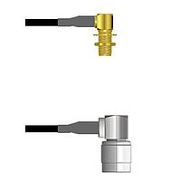 Amphenol Custom Cable Q-2P04T0003018i RF Cable Assemblies SMA-RJB/TNC-RP G174 18I