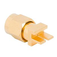 Amphenol RF 901-10588 PCB Connectors SMA Edge Mount Plug, High Freq, 50 Ohm