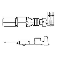 Yazaki 7114414302 Terminals TERM YESC M 6.3MM SLD