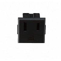 Adam Tech NEMA-5-1-A Receptacles UNIVERSAL PANEL SNAP INTL I/O RECEPTACLE
