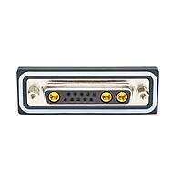 NorComp CDFR13W3213L212 Mixed Contact D-Sub Connectors 13W3 R/A soldr F 30u 4-40 int thrd 20 Amp