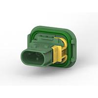 AMP Connectors - TE Connectivity 3-1703841-1 Housings 2POS, TAB 2.8X0.8, TAB HSG, ASSY