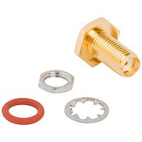 Amphenol RF 901-10744 Connectors SMA Str Solder Jk RG -402 0.141 Bkhd 50