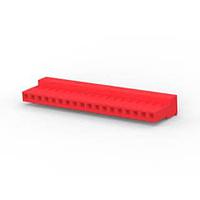 AMP Connectors - TE Connectivity 4-640433-8 Receptacle Housing 18P MTA156 CONN ASSY 22AWG RED