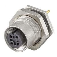 Rosenberger MI5K101-400-A0-04 Circular Metric Connectors M12 straight jack PCB