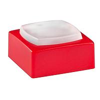 NKK Switches AT4076BC Button WHT BUTTON/RED FRAME CAP FOR JB ILLUM