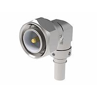 Amphenol Times Microwave Systems EZ-240-4310M-RA-X RF Connectors / Coaxial Connectors 4.3/10-male (plug) right angle, crimp connector, non-solder pin, no braid trim