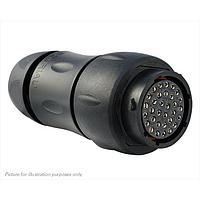 Eaton Souriau-Sunbank UTS1JC1832SX Receptacles Plastic in line receptacle, with cable gland backshell, for 32 female contacts, IP68/69K, keying X