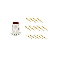 Amphenol SINE Systems MB2LLN0900-KIT Circular Metric Connectors 9pos Straight Male Receptacle Kit