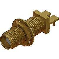 Amphenol SV Microwave 2921-00057 PCB Connectors SMA ST PCB-JCK BHD EDL 4L